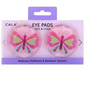 NEW CALA Hot & Cold Gel Eye Pads Butterfly reduce puffiness & relieve tension
